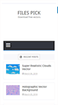 Mobile Screenshot of filespick.com