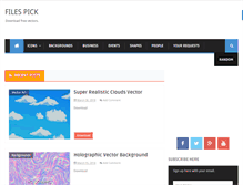 Tablet Screenshot of filespick.com